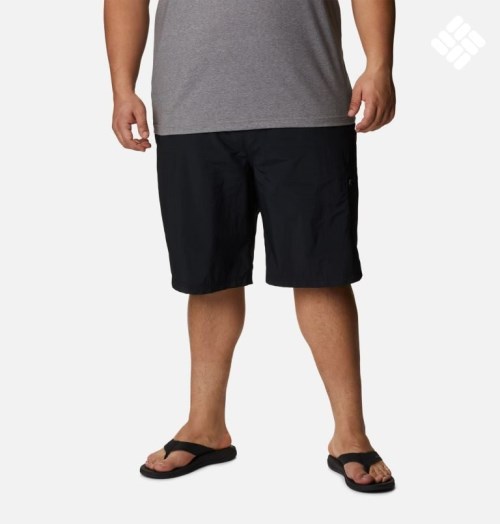 Men's Columbia Palmerston Peak Water Shorts Black | Plus Size CA-Q3841